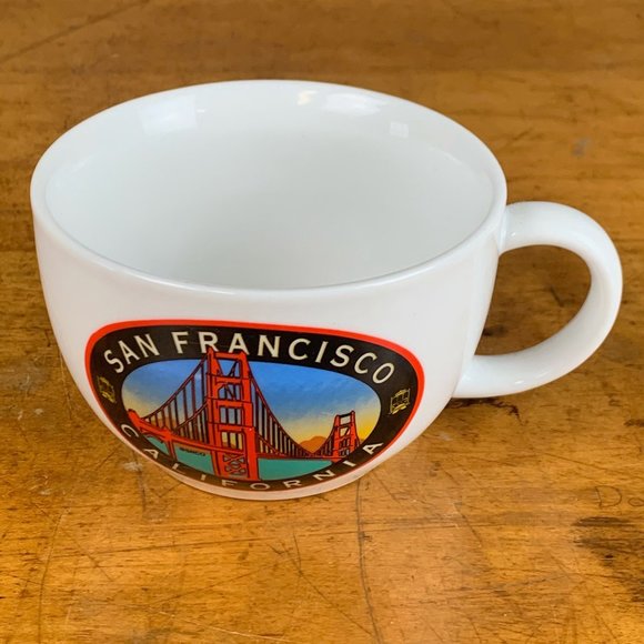 Vtg San Francisco Golden Gate Bridge Smith Co Mug - Picture 3 of 7